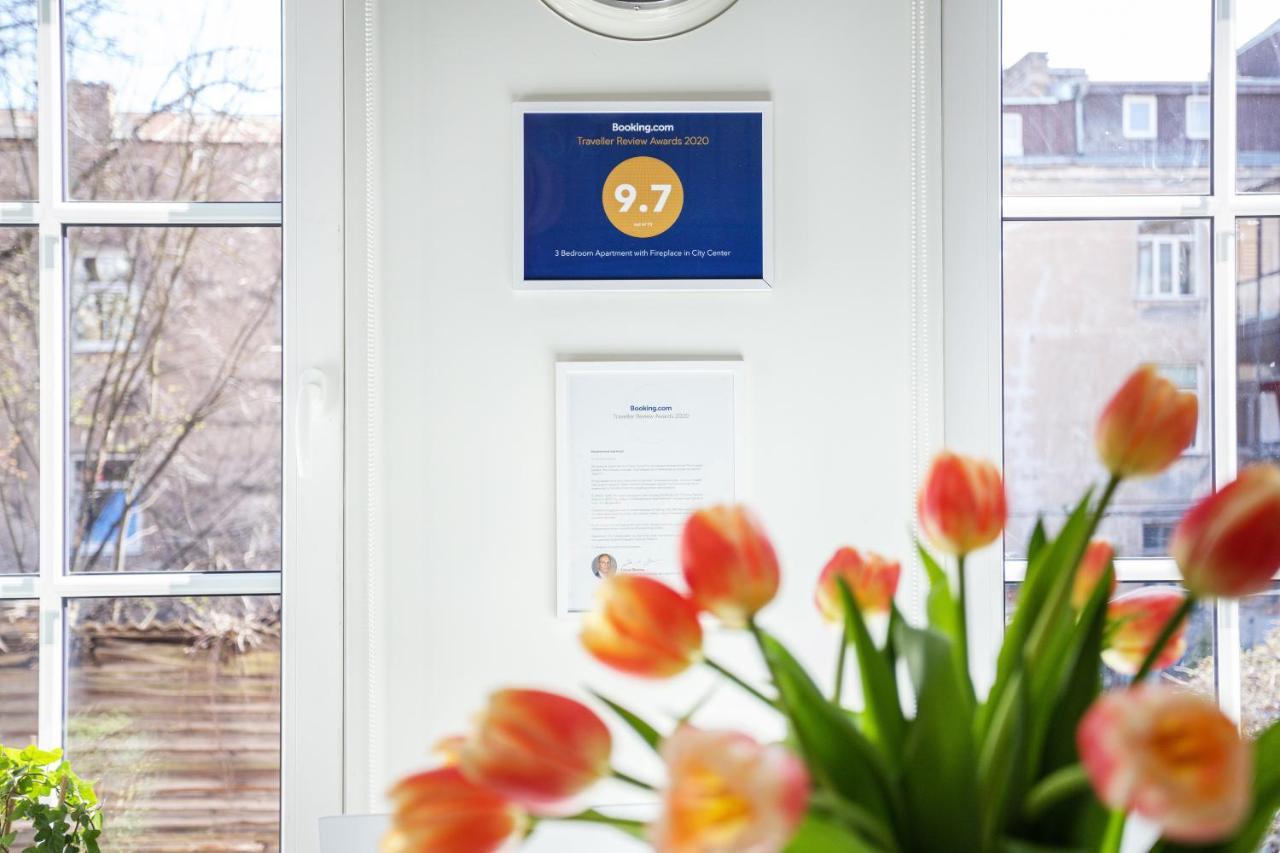3 Bedroom Apartment 24H Self Check In, Free Parking, Ac, Fireplace Wilno Zewnętrze zdjęcie